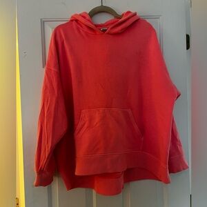 AERIE HOT PINK HOODIE - SIZE LARGE